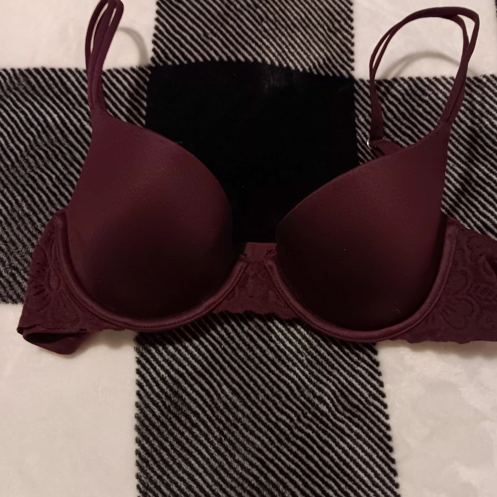 Aerie Deep Wine Lace Bra